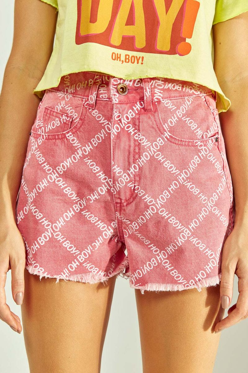 Short Sarja Color Corrosão - 02034022 - Ohboy