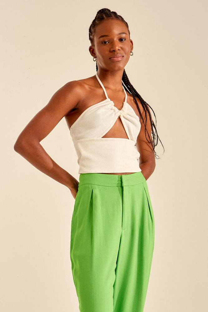 Cropped Malha Abertura - 02037860 - Ohboy