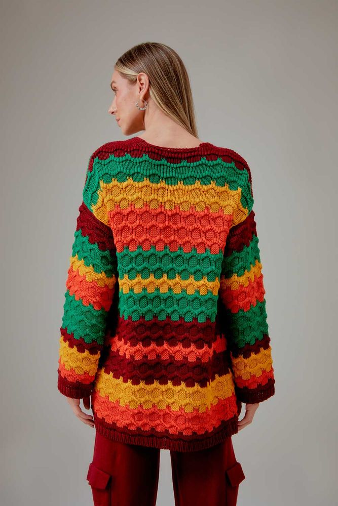 Cardigan Color Tricot - 02040469 - Ohboy