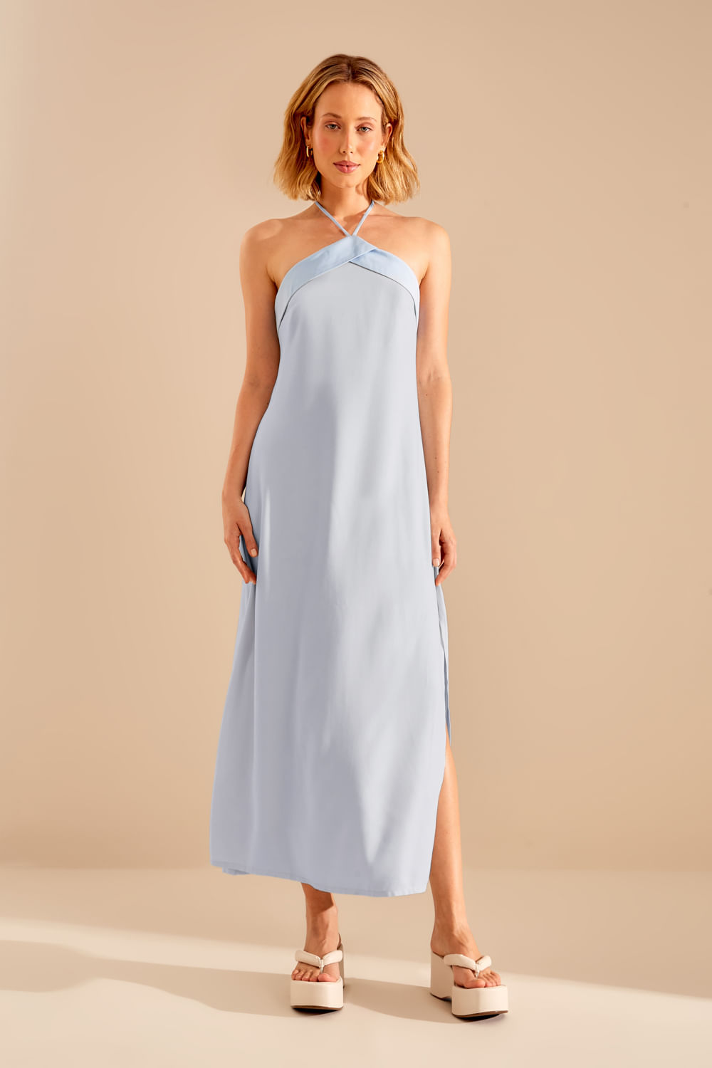 Ohboy - Vestido Alças Azul