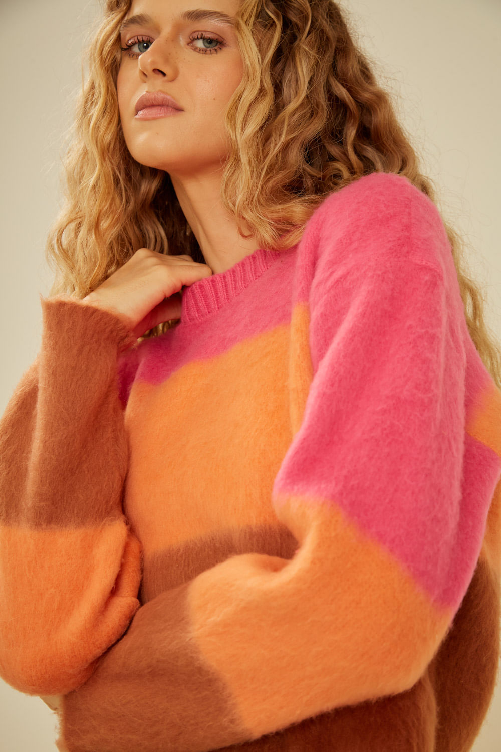 Pull Tricot Listrado - 02041138 - Ohboy