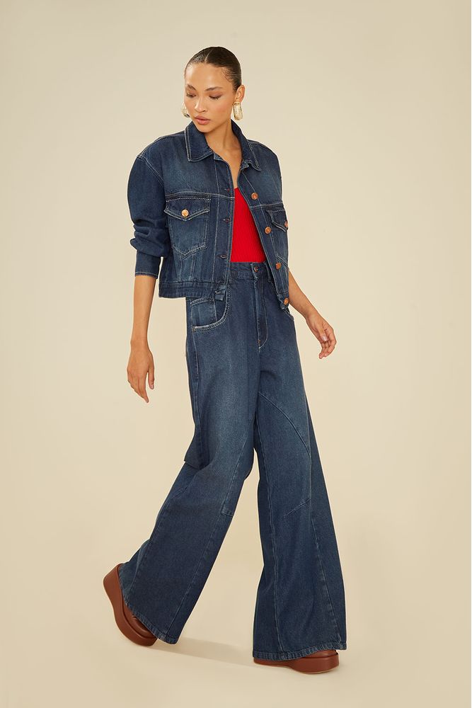 Calça Jeans Zoe Pontinhos - 02042348 - Ohboy