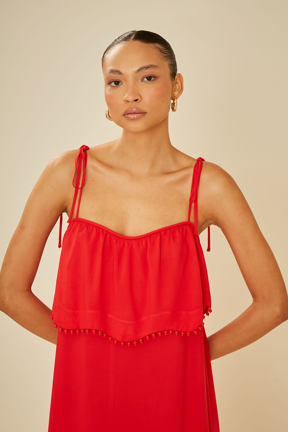 Vestido Bordado Bolas - 02042875 - Ohboy