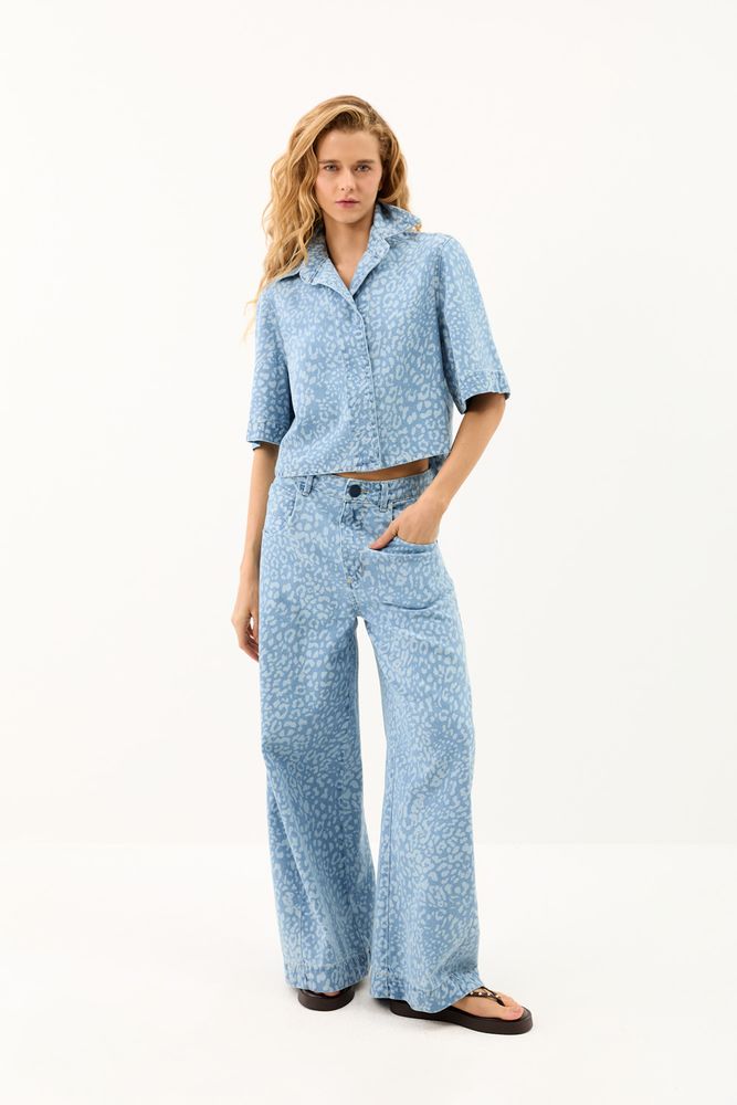 Calça Jeans Zoe Corrosão Onça - 02043623 - Ohboy