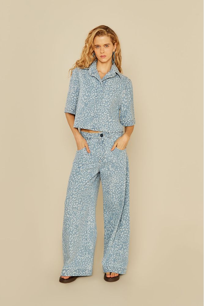 Calça Jeans Zoe Corrosão Onça - 02043623 - Ohboy